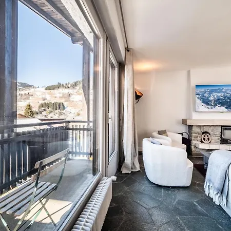 Sunny Penthouse In The Center Apartment Megeve