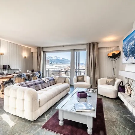 Apartment Sunny Penthouse In The Center Megeve
